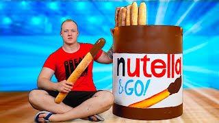 Giant Nutella Go | How to Make The World’s Largest DIY Nutella Go by VANZAI