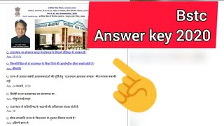 Bstc Answer key 2020.