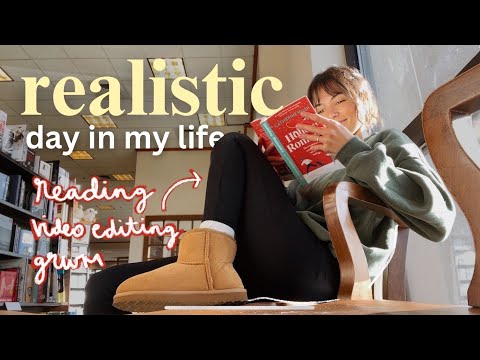 a realistic day in my life | reading, editing, planning, etc. BOOKMAS DAY 1📚🎄❄️