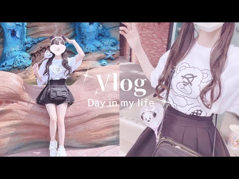 【vlog】量産型女子夏ディズニーvlog💘