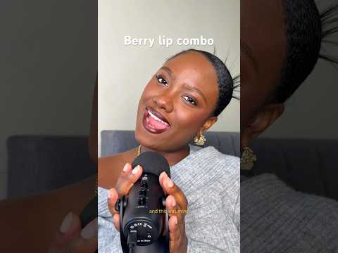 HOW TO: berry lip combo on black girl! #blackgirlmakeup #darkskinmakeup #makeuplook