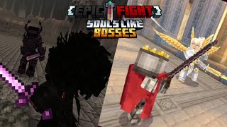 Minecraft PE Epic Fight Immersive Combat Add-on Souls-Like Bosses Addons Showcase 