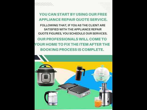 How our small appliance repairs Gold Coast service operates
