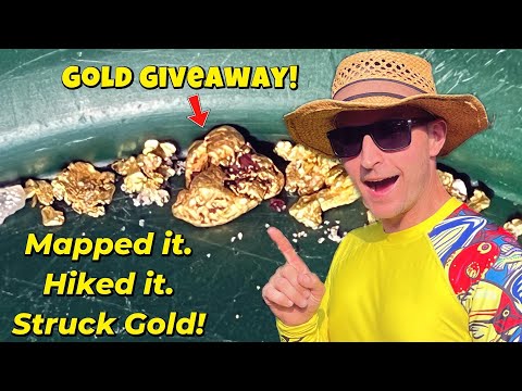Mapped It. Hiked It. Struck Gold! + Gold Nugget Giveaway! (430 Sub Goal)
