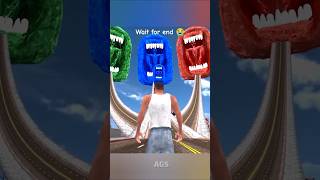 Giant 😭 Railway Train 🚂 Eater Monster Eat Franklin #shorts #indianbikedriving3dgame #arijitsingh