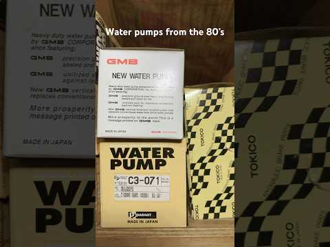 Water pumps from the 80s #waterpump #1980s #automobile #car #mechanic #parts #toyota #honda
