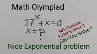 Germany//Can You Solve This ?//A Tricky Math Olympiad Exponential problem.