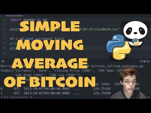 Rolling Window Calculations on Excel Data - Simple Moving Average
