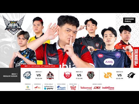 🔴 LIVE | MPL ID S15 | Regular Season Day 2 Week 1 | English