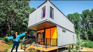 MASSIVE 4-UNIT SHIPPING CONTAINER HOME (Full Airbnb Tour)!