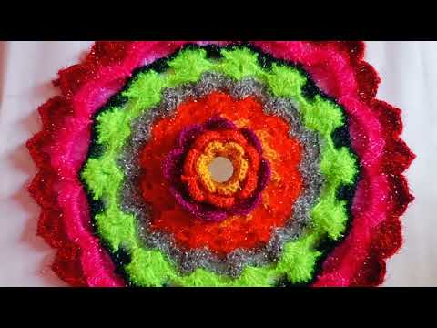 NEW SIMPLE DESIGN THALPOSS | CROCHET THALI COVER DESIGN |WOOLEN CROCHET DESIGN |#crochet #thalpose