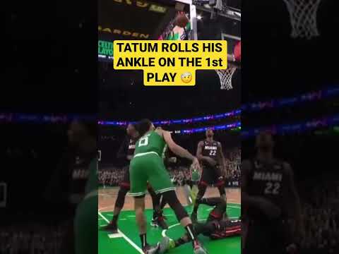 GAME 7 TATUM INJURY #nbatoday #nbaplayoffs #game7 #jasontatum #injurycourt #nba #bostonceltics