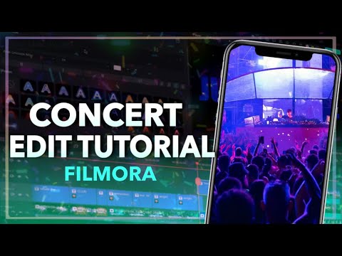 Concert Lyrics Edit Tutorial | Filmora14