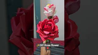 Paper ROSE Tutorial 🥀 | How to make a Rose using regular paper  | DIY Paper Rose Ring