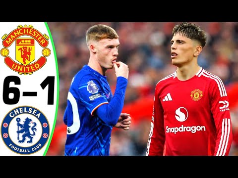 Manchester United vs Chelsea 6-1 - All Goals and Highlights - 2024 🔥 GARNACHO