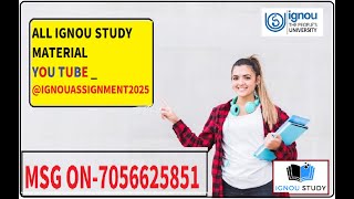 Ignou Solved assignment 2024-25, Guess Paper ||  Previous Year Question Paper  ||