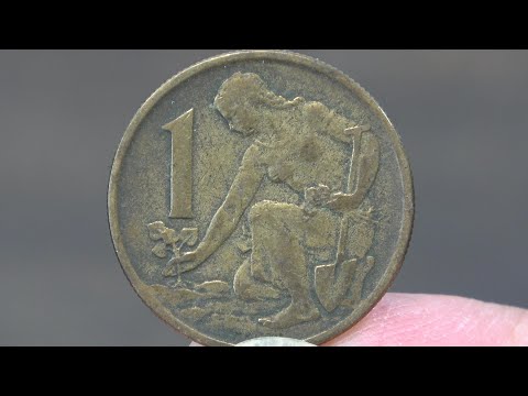 チェコスロバキアのコイン磨いてみた ČESKOSLOVENSKÁ SOCIALISTICKÁ REPUBLIKA · 1962 · Polishing the coin