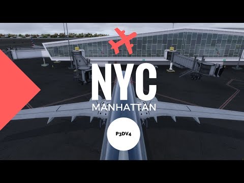 [P3Dv4] American 737NGX into La Guardia!