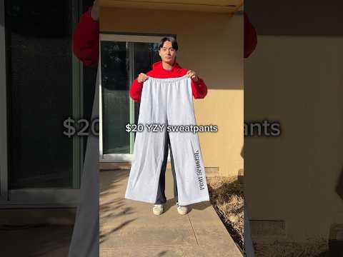 Best cheap sweatpants on the market: $20 YZY Sweatpants