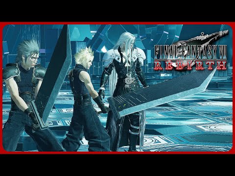 Zack and Sephiroth in party cheat - Final Fantasy 7 Rebirth PC