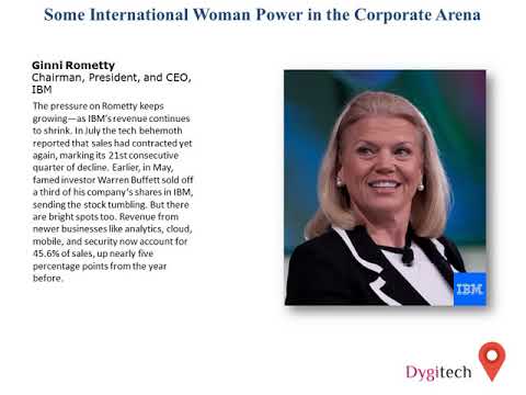 Some International Woman Power in the Corporate Arena