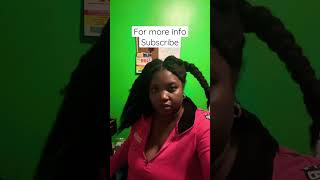 Quick moisturize/ protective style #naturalhair #smallyoutuber #protectivestyles #youtube