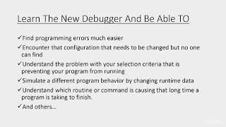 1. Intro Lecture ABAP Debugger