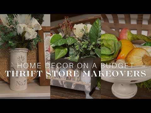 Thrift store makeovers/Home Decor on a budget/Thrift Flips