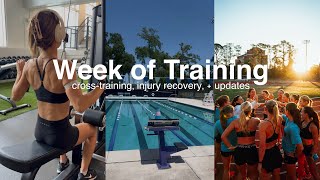 Week of Cross Training as a D1 Runner | Returning From Injury
