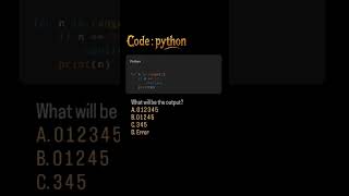 comment correct output #codingreels #pythontricks #codeconfusion #learnpython #programmingreels