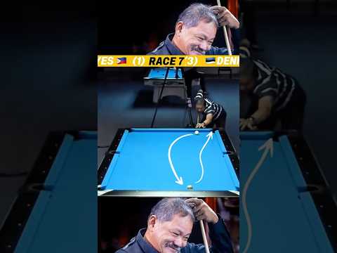 Efren Reyes Wins with THIS bank shot...