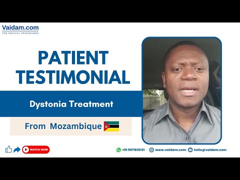 Patient from Mozambique Received Dystonia Treatment in India