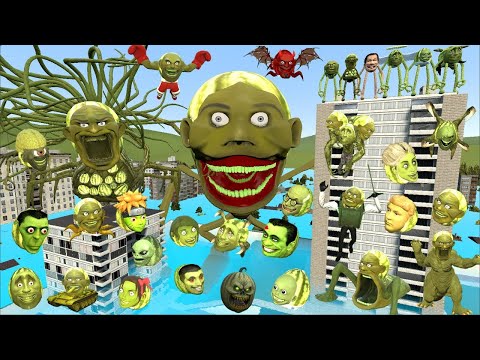 FLOOR RAGDOLL FALLS LIN GANG MELON LING GANG BOOS ZOMBIE SKIBIDI LINGANG GODZILLA LINGANG in GMod