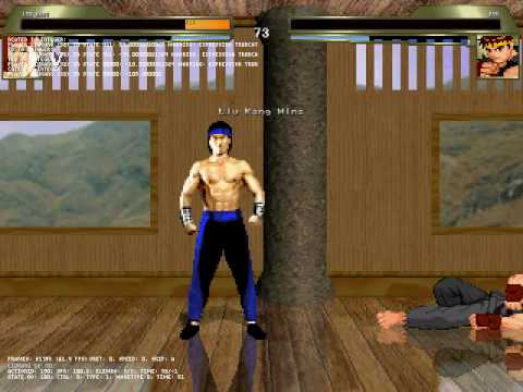 Mugen Liu Kang vs Ryu