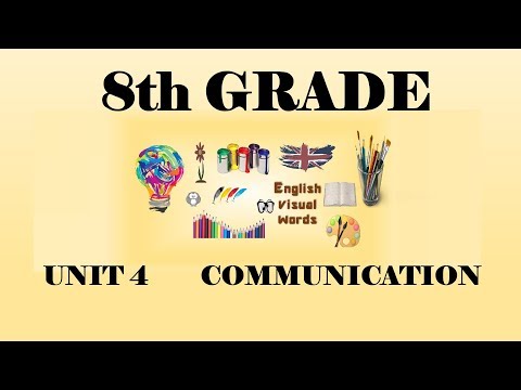8th Grade Unit 4  Communication Vocabulary #5