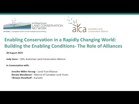 Building the Enabling Conditions- The Role of Alliances