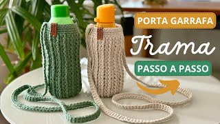 Crochet Woven Bottle Holder - Super Practical Step-by-Step