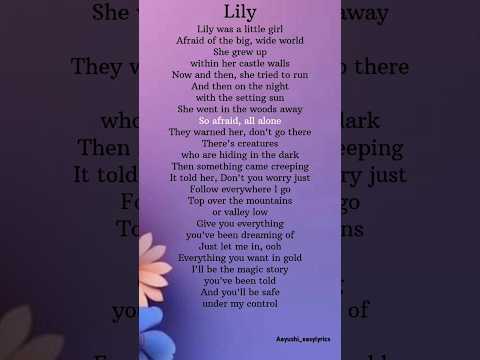 "Lily"-Alan Walker, K-391 & Emelie Hollow Lyrics #lily #songlyrics #shorts