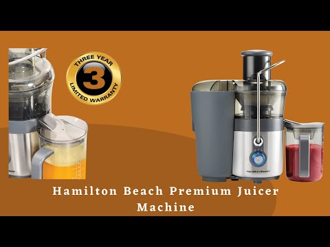 Hamilton Beach Premium Juicer Machine |  Easy Clean #juicermachine