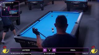 JAYSON vs PAUL - Q1 BILLIARDS - TABLE 2 | EvoSports