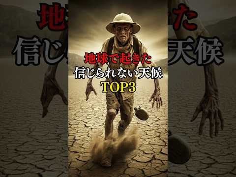 地球で起きた信じられない天候の記録Top3 #地球の驚異 #信じられない天候 #世界記録 #デスバレー #最大の雹