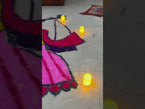 Diwali rangoli 🙌🏻🙌🏻🪔🪔#radh #radheradhe #love #kartikmass #diwali2024