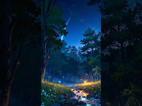Lofi Meets Nature 🍃 | AI Animated Calm Scene #shorts #ai #ainature