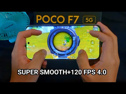 Super smooth+120 FPS POCO F7 PUBG test  gamwplay