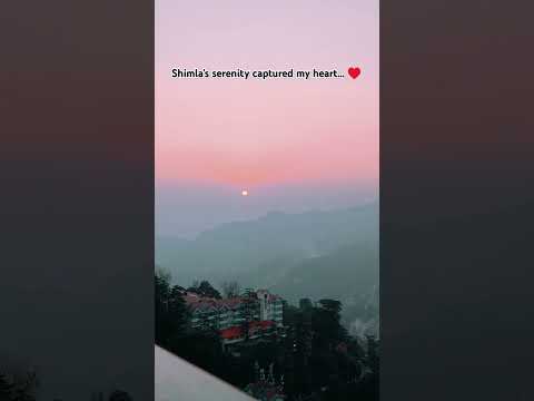 Shimla's serenity captured my heart… #shimla #sunset #sunsetview #himachal #himachalpradesh #photo