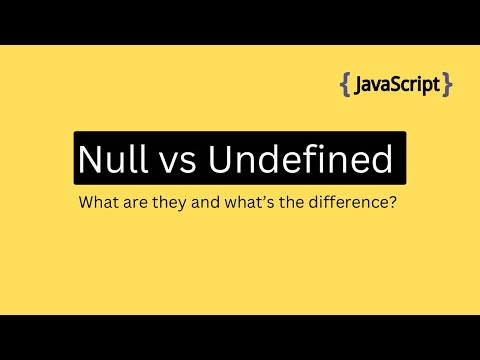 Javascript Explained | What is the difference between null and undefined