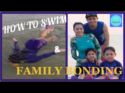 HOW TO SWIM + FAMILY BONDING | HALF MOON BEACH | N Girls TV