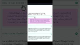 How to Change Icon Settings Accordion Block