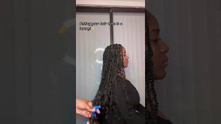 You deserve it! 💕 #hairstyle #naturalhairstyles #bohobraids #protectivestyles