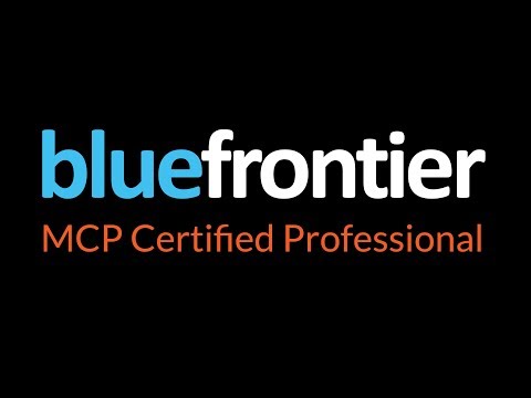 Andrew Pearce | On Becoming an MCP Certified Professional | Blue Frontier